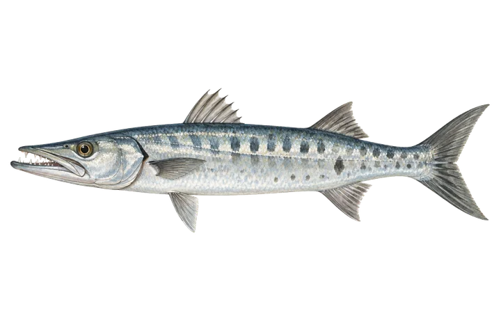 باراکودای بزرگ (Sphyraena barracuda)
